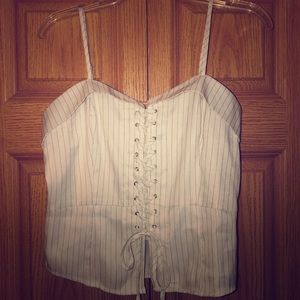 Candice Pinstripe Top